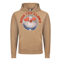 Vintage Coffee bozo the clown vintage style faded design ,  bozo Vintage Hoodie - linhVisuals
