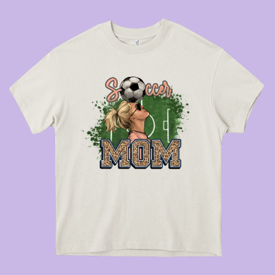 Soccer Mom Mother's Day Heavy Core Tee Designed By Howdyjamesfarm