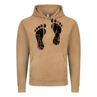 Vintage Camel 70's footprints   footprint Vintage Hoodie - linhVisuals