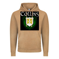 Vintage Camel collins family irish coat of arms Vintage Hoodie - linhVisuals