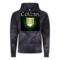 Cloud Black collins family irish coat of arms Vintage Hoodie - linhVisuals