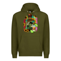 Army Green tequila and lime Premium Hoodie - Jasminsmagicworld