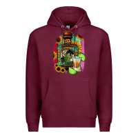 Burgundy tequila and lime Premium Hoodie - Jasminsmagicworld