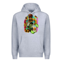 Heather Grey tequila and lime Premium Hoodie - Jasminsmagicworld