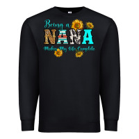 Black being nana makes my life complete Premium Sweatshirt - RanaPortraitStore