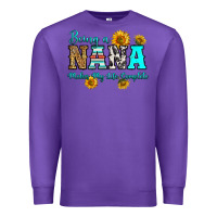 Purple being nana makes my life complete Premium Sweatshirt - RanaPortraitStore