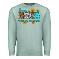 Seafoam being nana makes my life complete Premium Sweatshirt - RanaPortraitStore