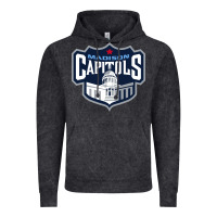 Vintage Black madison capitols Vintage Hoodie - linhVisuals