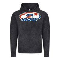 Vintage Black usa hockey Vintage Hoodie - linhVisuals