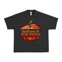 Pigment Black welcome to our patch Urban Heavy Tee - BundleAndBundleShop