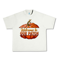Pistachio welcome to our patch Urban Heavy Tee - BundleAndBundleShop