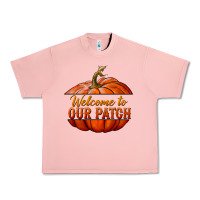 Salmon welcome to our patch Urban Heavy Tee - BundleAndBundleShop