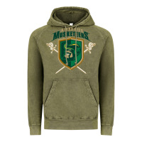 Vintage Olive sioux city musketeers Vintage Hoodie - linhVisuals