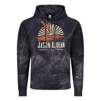 Cloud Black Jason Aldean Vintage Hoodie - linhVisuals