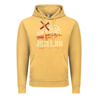 Vintage Mustard Jason Aldean Vintage Hoodie - linhVisuals