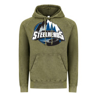 Vintage Olive idaho steelheads mountain Vintage Hoodie - linhVisuals