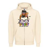 Sandshell spooky mama Zipper Hoodie - JahusDesignShop