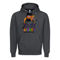 Smoke spooky mama Zipper Hoodie - JahusDesignShop
