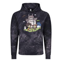 Cloud Black totorooo tshirt Vintage Hoodie - linhVisuals