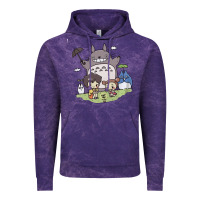 Cloud Purple totorooo tshirt Vintage Hoodie - linhVisuals
