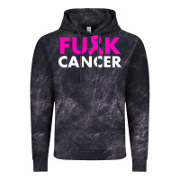 Cloud Black fck cancer Vintage Hoodie - linhVisuals