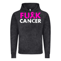 Vintage Black fck cancer Vintage Hoodie - linhVisuals