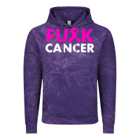 Cloud Purple fck cancer Vintage Hoodie - linhVisuals