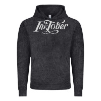 Vintage Black inktober t shirt Vintage Hoodie - linhVisuals