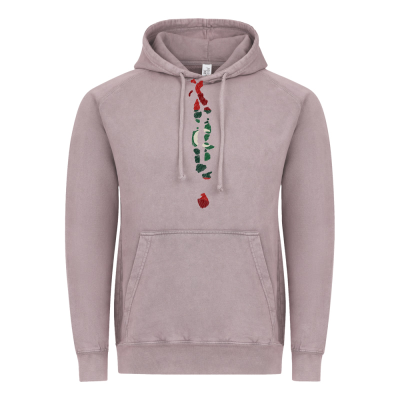 Maldives Map Flag Drawing Line Art Vintage Hoodie by linhVisuals | Teevron