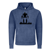 Vintage Denim iron giant Vintage Hoodie - linhVisuals