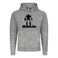 Cloud Rock iron giant Vintage Hoodie - linhVisuals
