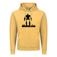 Vintage Mustard iron giant Vintage Hoodie - linhVisuals