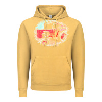 Vintage Mustard tractor t  shirt tractor t  shirt Vintage Hoodie - linhVisuals