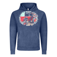Vintage Denim tractor t  shirt tractor t  shirt Vintage Hoodie - linhVisuals