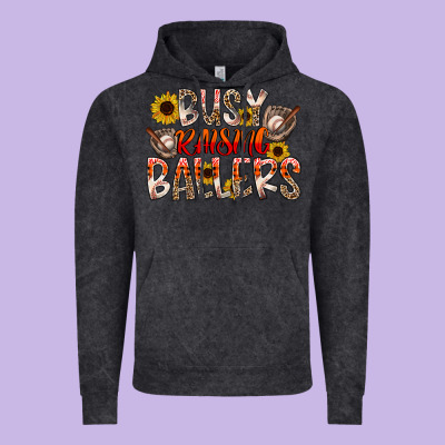 Busy Raising Ballers Vintage Hoodie Designed By Cowhidedigitalart
