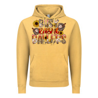Vintage Mustard Busy Raising Ballers Vintage Hoodie - CowhideDigitalArt