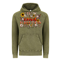 Vintage Olive Busy Raising Ballers Vintage Hoodie - CowhideDigitalArt