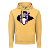 Vintage Mustard holy cross crusaders Vintage Hoodie - linhVisuals