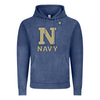 Vintage Denim navy midshipmen Vintage Hoodie - linhVisuals