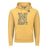 Vintage Mustard navy midshipmen Vintage Hoodie - linhVisuals