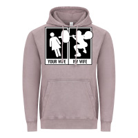 Vintage Zinc your wife my wife weightlifting Vintage Hoodie - linhVisuals