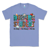 Colony Blue nursing student no sleep no money no life Classic Tee - OliviaCreatesArt