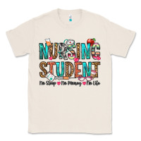 Natural nursing student no sleep no money no life Classic Tee - OliviaCreatesArt