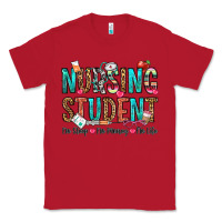 Red nursing student no sleep no money no life Classic Tee - OliviaCreatesArt