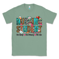 Sage nursing student no sleep no money no life Classic Tee - OliviaCreatesArt