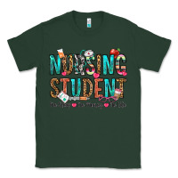 Sports Green nursing student no sleep no money no life Classic Tee - OliviaCreatesArt