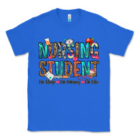 True Royal nursing student no sleep no money no life Classic Tee - OliviaCreatesArt