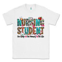White nursing student no sleep no money no life Classic Tee - OliviaCreatesArt