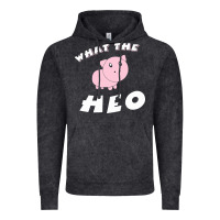 Vintage Black what the heo Vintage Hoodie - linhVisuals