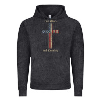 Vintage Black for god and country cross american flag faith us patriotic tank top Vintage Hoodie - linhVisuals